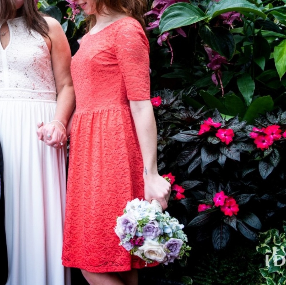 Jessica Simpson Flower Lace Dress